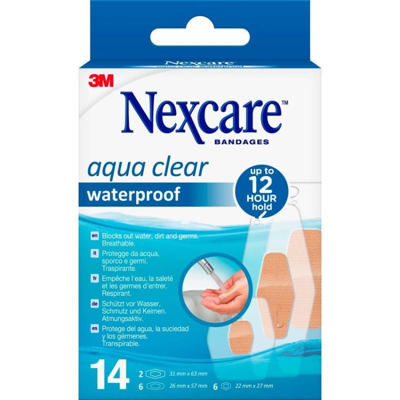Apósito Adhesivo 3m Nexcare Agua 360º Surtido 14 Apósitos
