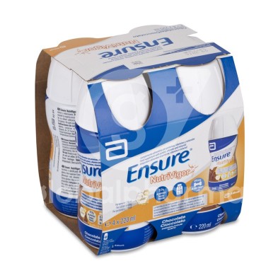 Ensure Nutrivigor 4 Botellas 220 ml Sabor Chocolate