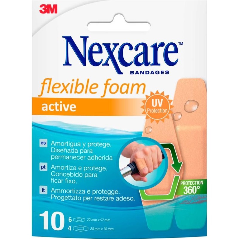 Apósito Adhesivo 3m Nexcare Active 360º Surtido 10 Apósitos
