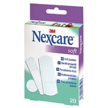 Apósito Adhesivo 3m Nexcare Soft Tiras Protectoras Suaves 20 Unidades Surtido
