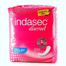 COMPRESA PERDIDAS LEVES INDASEC NORMAL 24 UNIDADES