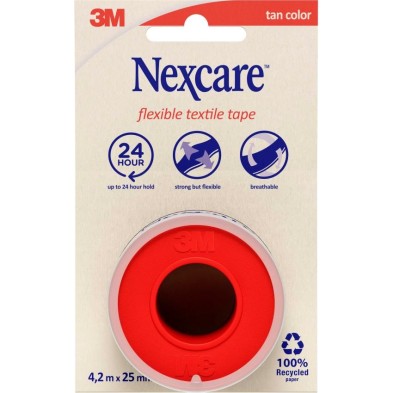 Esparadrapo Tela Flexible Nexcare 1 Unidad 4,2 m x 2,50 cm