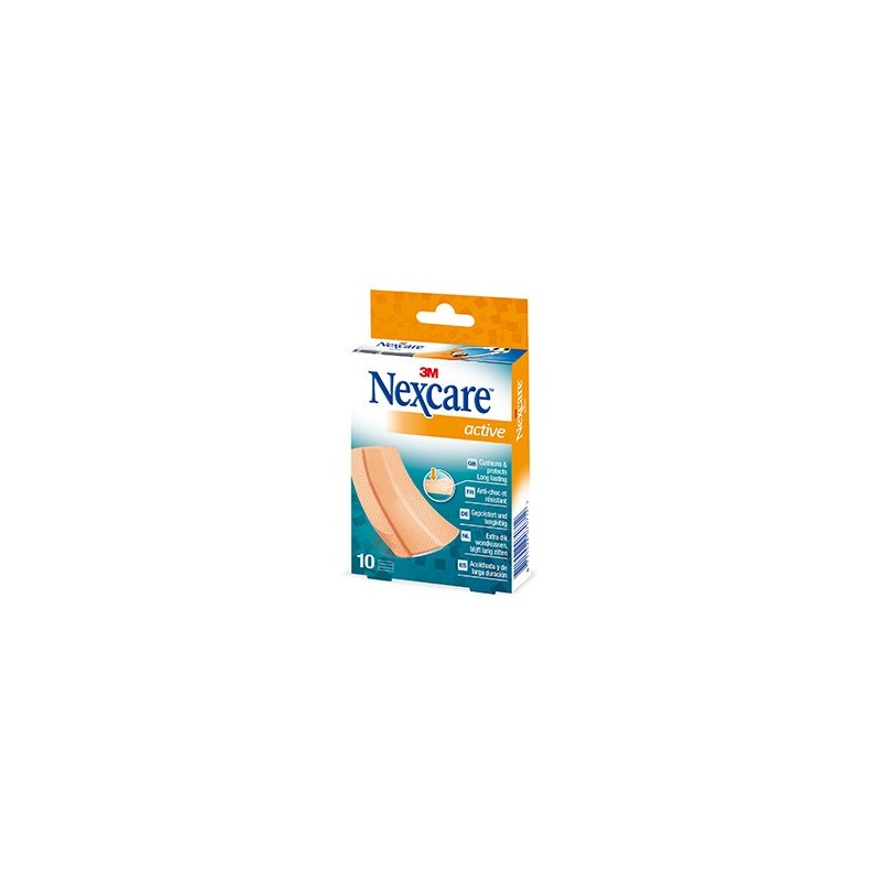 Apósito Adhesivo 3m Nexcare Active Strips Banda 10 x 6 cm 5 Unidades
