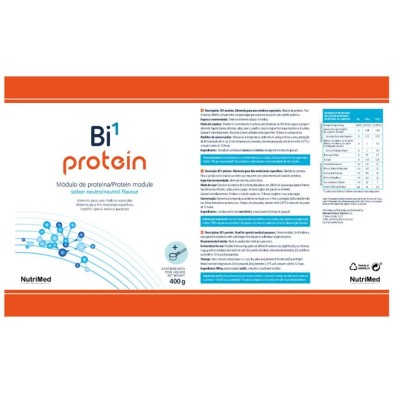 bi1 Protein 6 Botes 400 g Sabor Neutro
