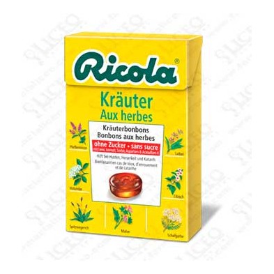 RICOLA PERLAS HIERBAS SUIZAS 25 GR