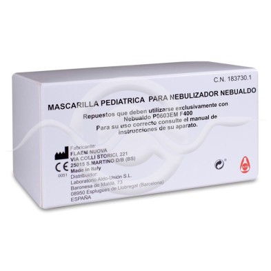 Mascarilla Pediátrica para Nebualdo Nebulizador 1 Unidad