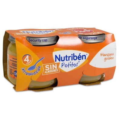 Nutriben Potitos Manzana Golden 2 Envases 120 g