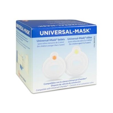 Mascarilla Universal Mask 2 Unidades Bebés + Niños