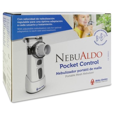 Nebulizador Portatil de Malla Nebualdo Pocket Control 1 Unidad