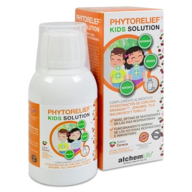 Phytorelief Kids Solution 1 Frasco 100 ml Sabor Cereza