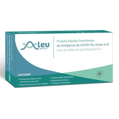 Test Nasal Combinado Autodiagnostico Antigenos sars-cov-2 y Gripe A/b Safecare Biotech (aleu Medical) 1 Unidad