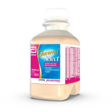 Glucerna Select 8 Botellas 500 ml Sabor Vainilla