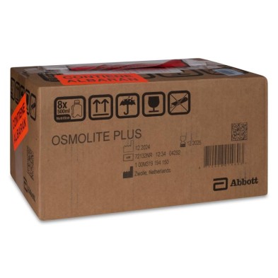 Osmolite Plus 8 Botellas 500 ml Sabor Neutro
