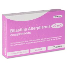 Bilastina Alterpharma 20 mg 7 Comprimidos