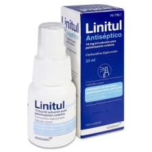 Linitul Antiseptico 10 mg/ml Solución para Pulverización Cutánea 1 Frasco 25 ml