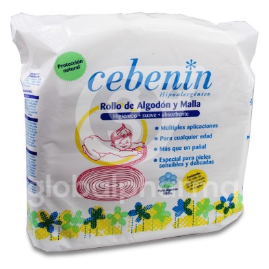 Cebenin Rollo de Algodón y Malla 1 Unidad 11 m