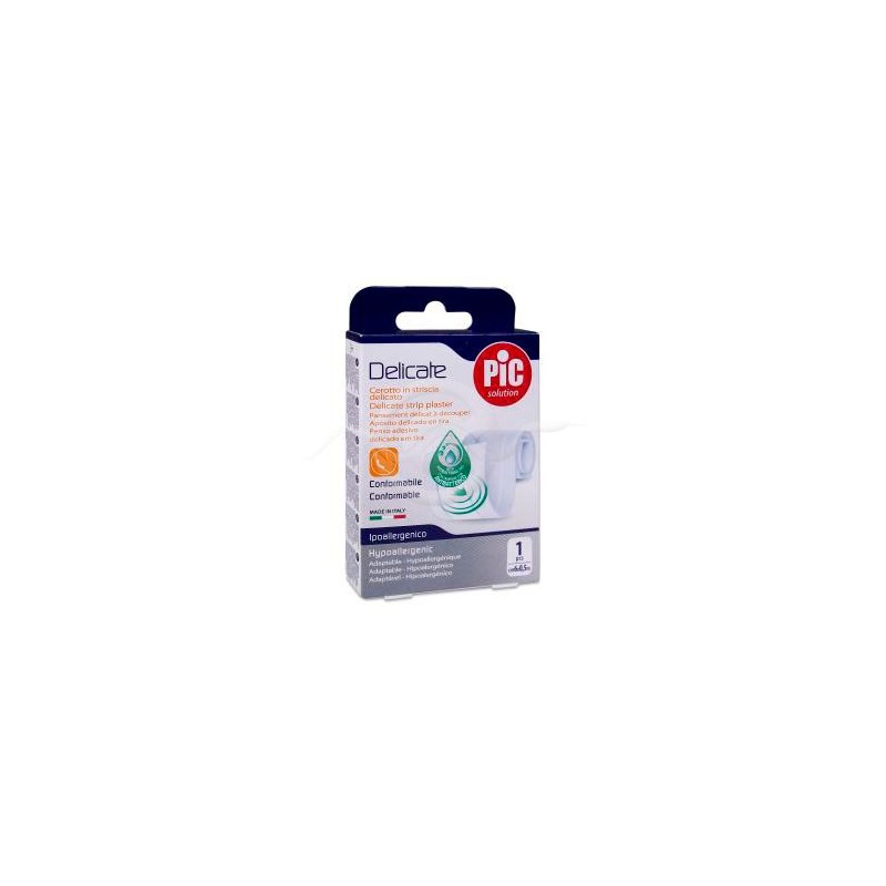 PIC Delicate Tnt Antibacteriano Apósito Adhesivo 50 cm x 6 cm Color Blanco