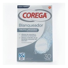COREGA BLANQUEADOR LIMPIEZA PROTESIS DENTAL 30 TABLETAS