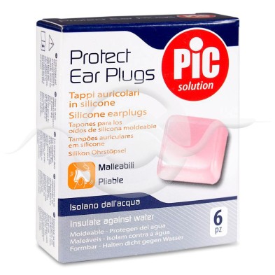 Tapones Oídos Silicona Pic Protec Moldeables 6 Unidades