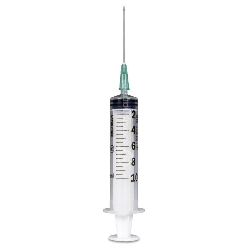 Jeringa C/a Separable Pic 100 Unidades 10 ml g-21 0,8 x 40 mm