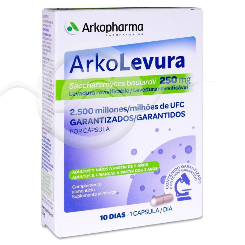 Arko-levura Saccharomyces Boulardii 250 mg 10 Cápsulas