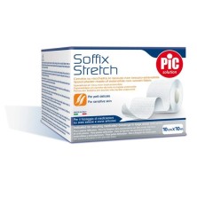 Esparadrapo Pic Soffix Strech Tejido sin Tejer Extensible 1 Unidad 10 m x 10 cm