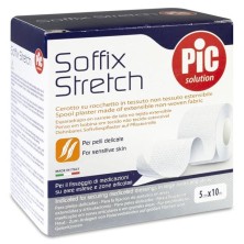 Esparadrapo Pic Soffix Strech Tejido sin Tejer Extensible 1 Unidad 10 m x 5 cm