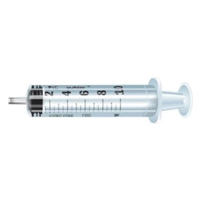 Jeringa S/ Aguja Estéril Pic 100 Unidades 10 ml Luer Central