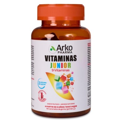 Vitaminas Junior 60 Caramelos de Goma Sabor Afrutado