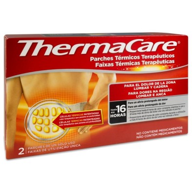 Thermacare Parche Térmico Zona Lumbar Cadera 2 Parches