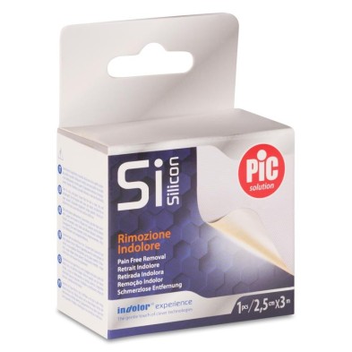 Esparadrapo Pic Si Silicon Adhesivo Silicona Tnt 1 Unidad 3 m x 2,5 cm