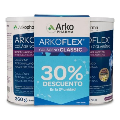 Arkoflex Colágeno 2 Envases 360 g Sabor Vainilla Pack