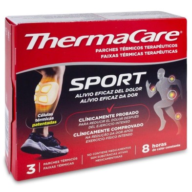 Thermacare Parche Térmico Terapeuticos Sport 3 Parches