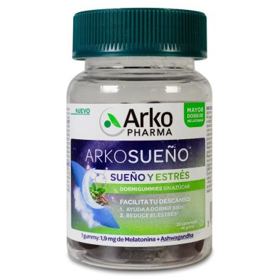 Arkosueño Dormigummies Sueño y Estres 30 Caramelos de Goma