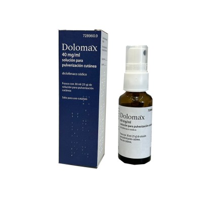 Dolomax 40 mg/ml Solución para Pulverización Cutánea 1 Frasco 30 ml