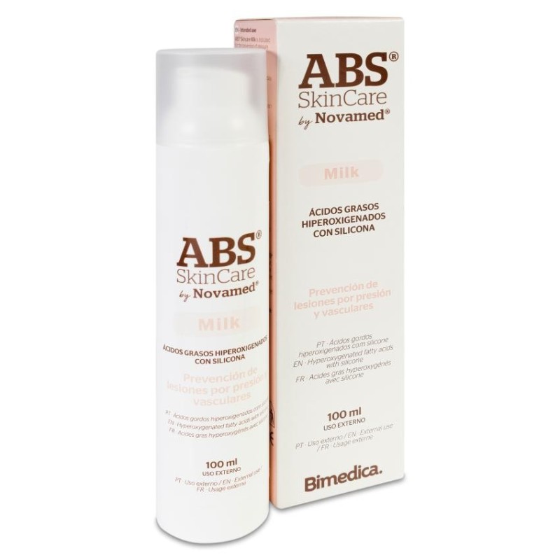 ABS Skincare By Novamed Milk Ácidos Grasos Hiperoxigenados 1 Envase 100 ml