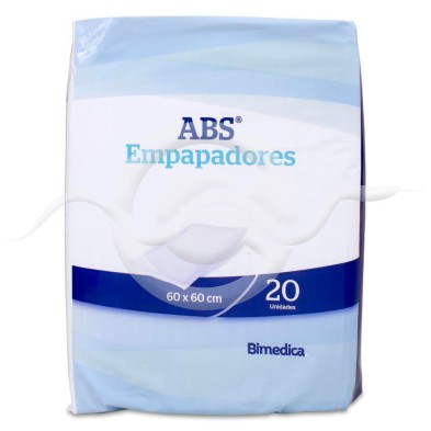 Empapador Desechable Abs 20 Unidades 60 cm x 60 cm