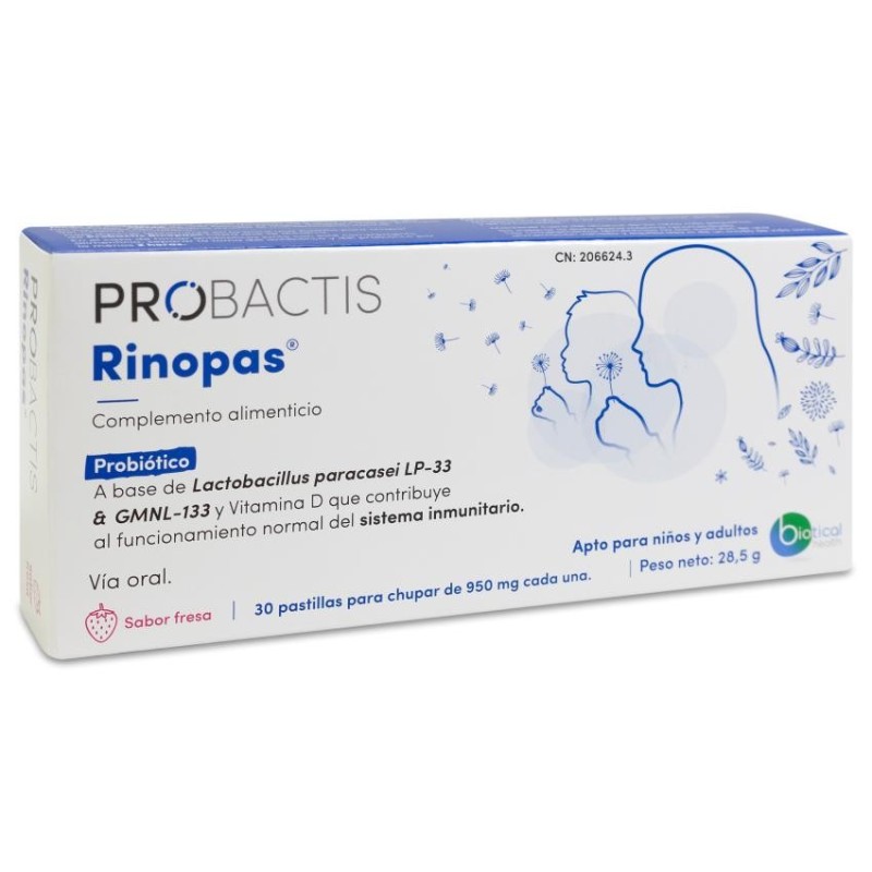 Probactis Rinopas 30 Pastillas para Chupar