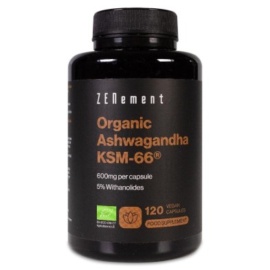 Zenement Ashwagandha Ecológica ksm-66 120 Cápsulas