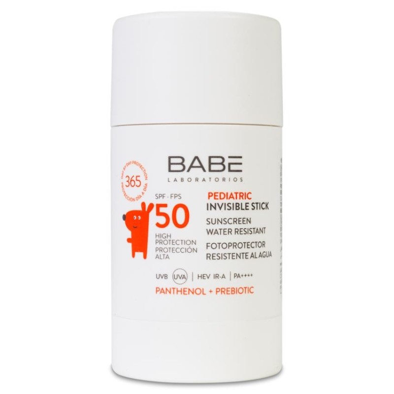Babe Pediatric Invisible Stick Fotoprotector Resistente al Agua SPF 50 1 Stick 30 g