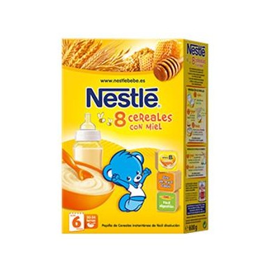 NESTLE PAPILLA 8 CEREALES CON MIEL 900 GR