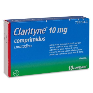 Clarityne 10 mg 10 Comprimidos