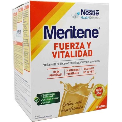 MERITENE 30 GR 15 UNIDADES CAFE DESCAFEINADO