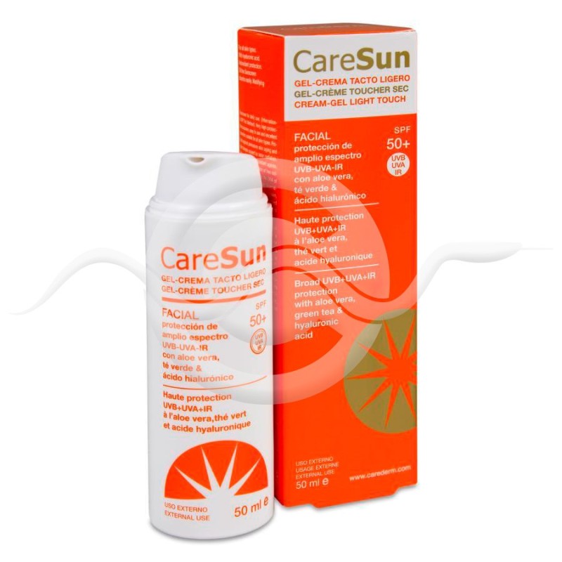 Caresun SPF 50+ Gel Crema Tacto Ligero 1 Envase 50 ml