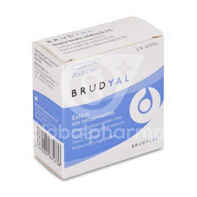 Brudyal Solución Humectante 20 Monodosis 0,4 ml