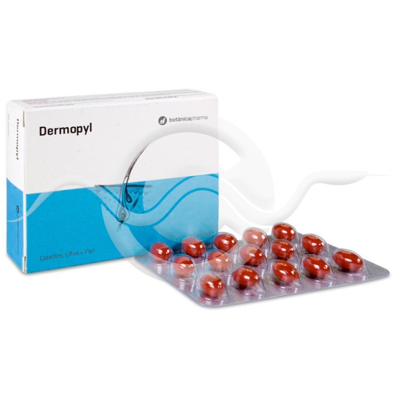 Dermopyl Cabellos Uñas y Piel Botanicapharma 30 Perlas