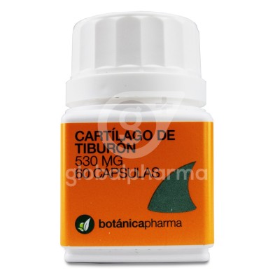 Cartilago de Tiburon Botanicapharma 530 mg 60 Cápsulas