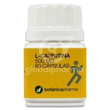 L- Carnitina Botanicapharma 500 mg 60 Cápsulas