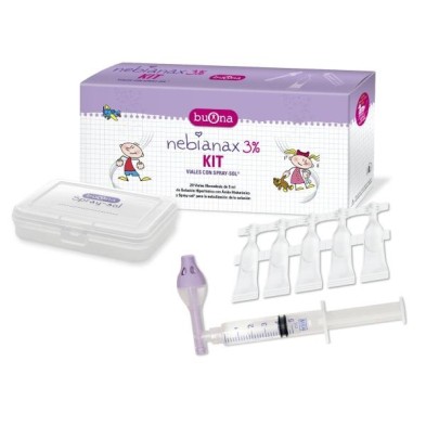 Nebianax 3% Kit 20 Viales 5 ml + Spray-sol