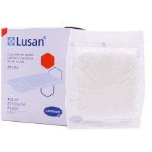GASA ESTERIL ALGODON HIDROFILO COMPRESAS LUSAN S 25 UNIDADES